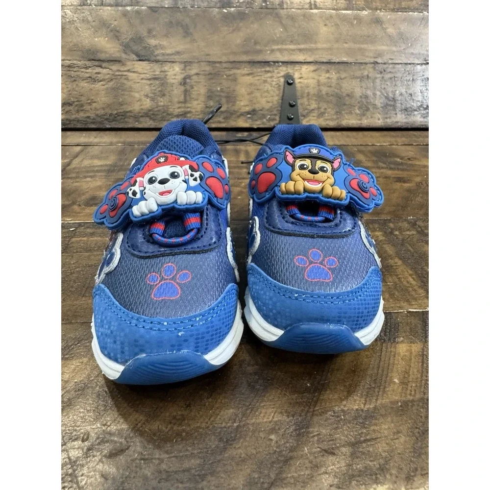 Paw Patrol Sneaker Light-up Shoes Kids Chase‎ Toddler Boy Athletic Sz 5 New